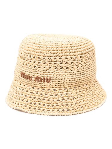 MIU MIU - Crochet Bucket Hat - Miu Miu - Modalova