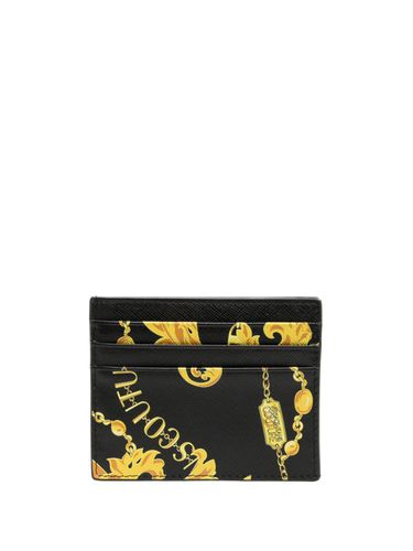 VERSACE JEANS COUTURE: wallet in synthetic leather - Black 1 | Versace  Jeans Couture wallet 75YA5PB1ZP357 online at GIGLIO.COM