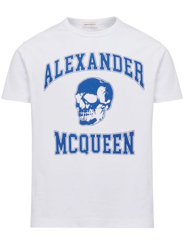 T-shirt With Print - Alexander McQueen - Modalova