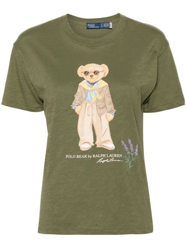 Cotton T-shirt With Print - Polo Ralph Lauren - Modalova