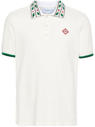 CASABLANCA - Cotton Polo Shirt - Casablanca - Modalova