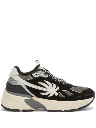 Pa 4 Sneaker In Mesh And Suede - Palm Angels - Modalova