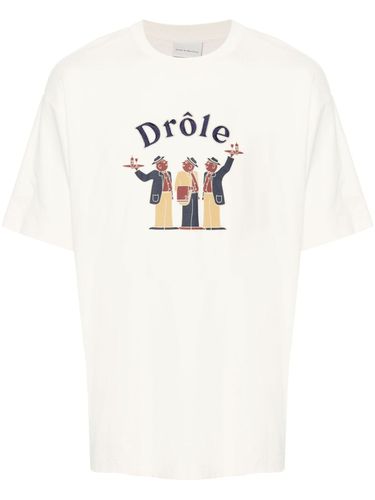 T-shirt With Logo - Drole de monsieur - Modalova