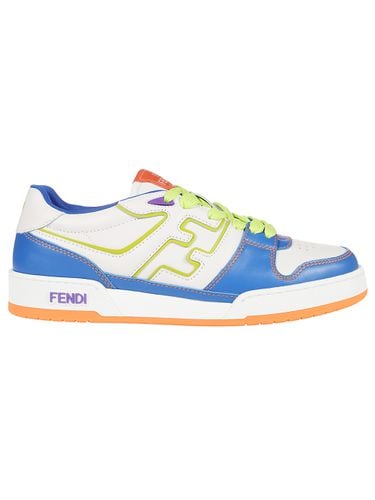 FENDI - Leather Sneaker With Logo - Fendi - Modalova