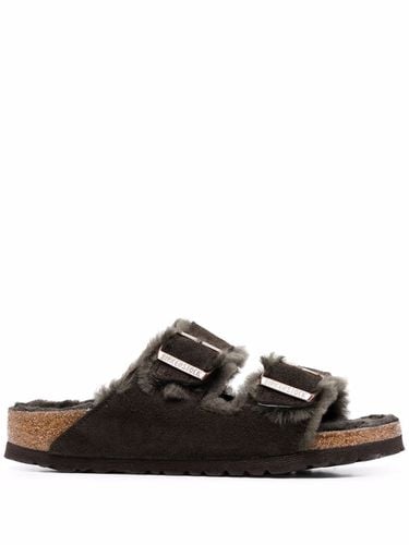 Arizona Shearling, Suede Leather Slipper - Birkenstock - Modalova