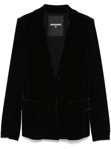 PATRIZIA PEPE - Velvet Blazer - Patrizia Pepe - Modalova