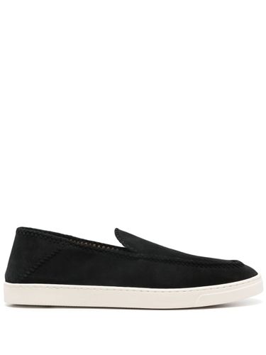 GIORGIO ARMANI - Leather Sneaker - Giorgio Armani - Modalova