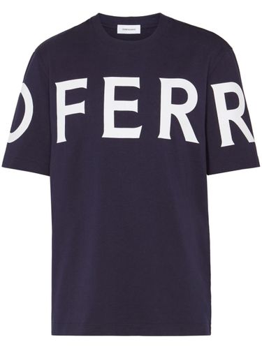 Cotton T-shirt With Logo - Ferragamo - Modalova