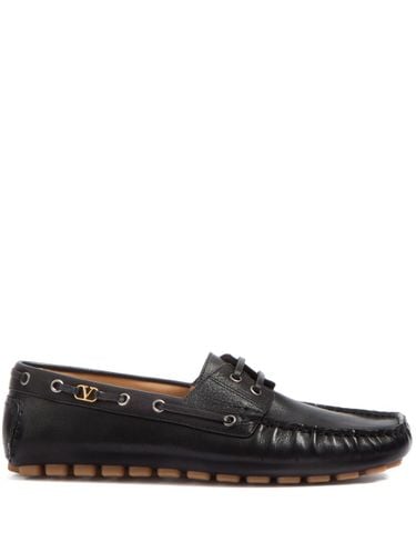 Leather Moccasin - Valentino Garavani - Modalova