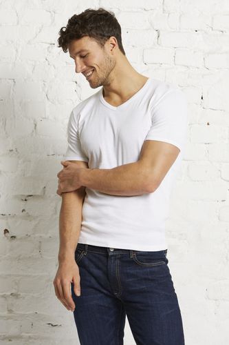 V-neck rib-tee 2-pack male - wunderwerk - Modalova