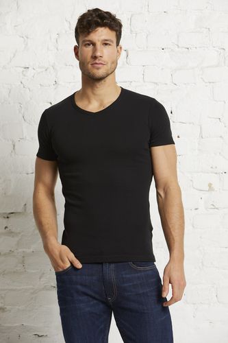 V-neck rib-tee 2-pack male - wunderwerk - Modalova