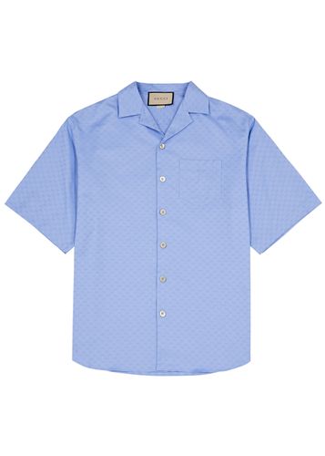 GG-jacquard Cotton Shirt - - 46 (IT46 / S) - Gucci - Modalova