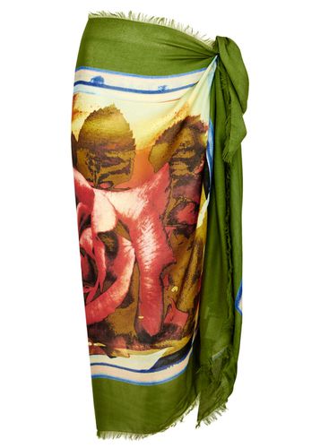 Roses Printed Modal-blend Sarong - - One Size - Jean Paul Gaultier - Modalova