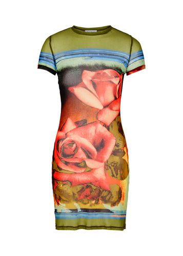 Roses Printed Tulle Mini Dress - - S (UK8-10 / S) - Jean Paul Gaultier - Modalova