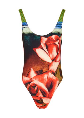 Roses Printed Swimsuit - - M (UK12 / M) - Jean Paul Gaultier - Modalova