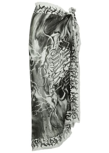 Diablo Printed Modal-blend Sarong - - One Size - Jean Paul Gaultier - Modalova