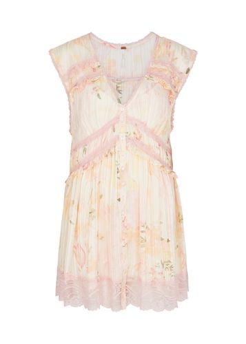 Spring Fling Printed Chiffon Mini Dress - - L (UK16-UK18 / L) - Free People - Modalova