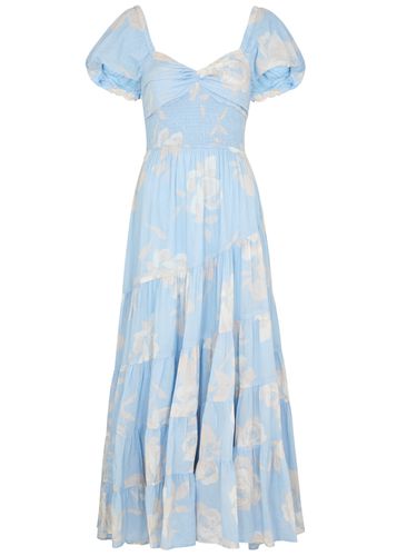 Sundrenched Printed Cotton Maxi Dress - - L (UK16-UK18 / L) - Free People - Modalova
