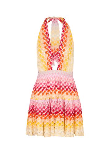 Halterneck Metallic Fine-knit Mini Dress - - 42 (UK10 / S) - Missoni - Modalova