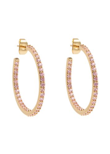 Mini Serena 18kt Gold-plated Hoop Earrings - Crystal Haze - Modalova