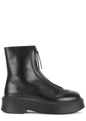 Zipped 1 Leather Flatform Ankle Boots - - 41 (IT41 / UK8) - THE ROW - Modalova