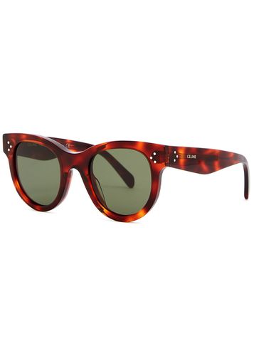 Tortoiseshell Round-frame Sunglasses - Celine - Modalova