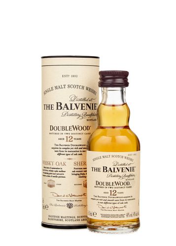 DoubleWood 12 Year Old Single Malt Scotch Whisky Miniature 50ml - Balvenie - Modalova