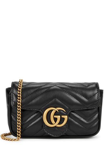 Gg Marmont Supermini Leather Cross-Body Bag, Bag - Gucci - Modalova