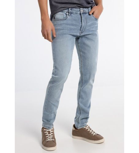 Jeans Bleach Skinny Fit (33), Bleu, Casuel, Coton, Denim - Six Valves - Modalova