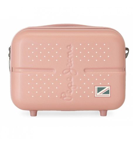 Laila light trolley toiletry bag -29x21x15cm (OSFA), Casuel, Rose, Synthétique, ABS/Polycarbonate - Pepe Jeans - Modalova