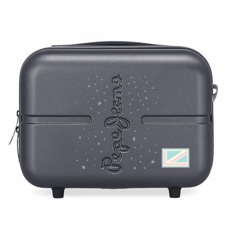 Unisex. 6443922 Trousse de toilette en ABS adaptable au trolley Jane -29x21x15cm (OSFA), Casuel, ABS/Polycarbonate, Marine - Pepe Jeans - Modalova