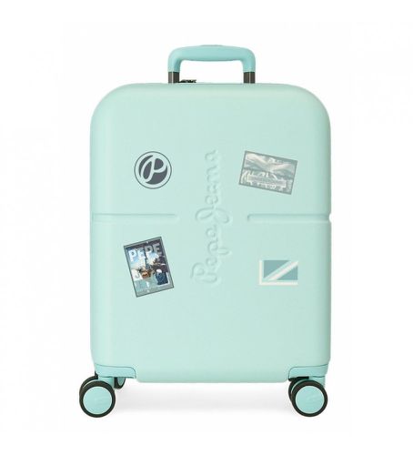 Unisex. 6478625 Coffre à bagages extensible 55cm (OSFA), Bleu, Casuel, ABS/Polycarbonate, Cabine - Pepe Jeans - Modalova