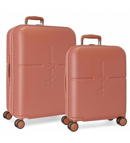 Unisex. 7689526 Highlight terracotta terracotta 55-70cm set de bagages (OSFA), Rouge, Casuel, Synthétique, ABS/Polycarbonate, Moy - Pepe Jeans - Modalova