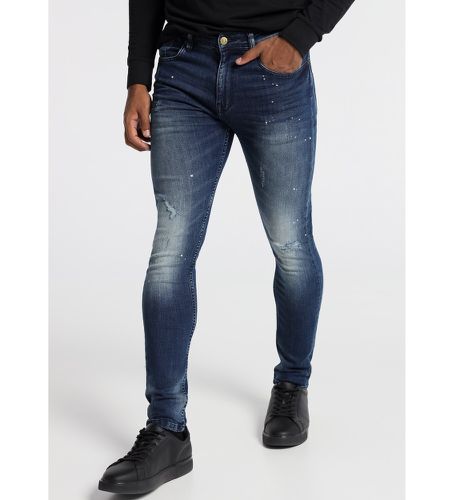 Jeans Denim foncé Rotos Skinny Jeans (30), Casuel, Coton - Six Valves - Modalova