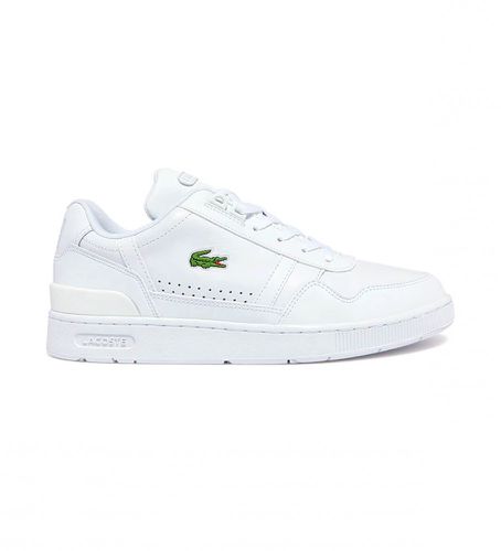 SMA0023_21G Baskets T-Clip en cuir (45), Plat, Lacets - Lacoste - Modalova