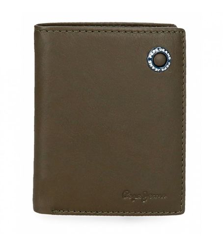 Portefeuille en cuir Badge vertical -8.5x10.5x1cm (OSFA), Marron, Casuel - Pepe Jeans - Modalova