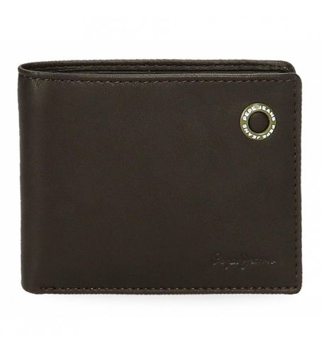 Unisex. 7374032 Portefeuille en cuir avec badge et porte-cartes Marron (OSFA), Casuel - Pepe Jeans - Modalova