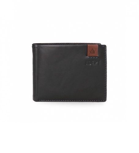 Unisex. 8114022 Adept Max Portefeuille avec porte-cartes -11x8.5x1cm (OSFA), Casuel, Cuir, Marine - Joumma Bags - Modalova