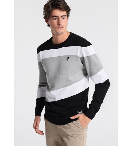 Pullover Block (S), Casuel, Coton, Classique, Manche longue - Bendorff - Modalova