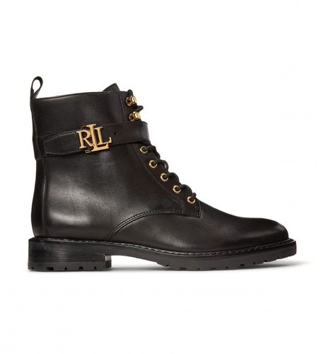 Botte Eldridge en cuir bruni (38), Plat, Lacets, Casuel - Polo Ralph Lauren - Modalova