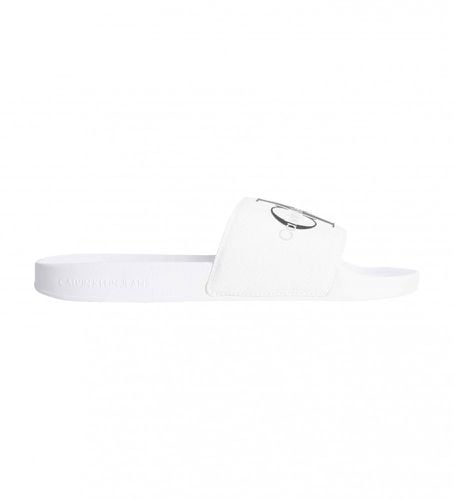 YM0YM00061 Tongs Slide Monogram (45), Plat, Aucun, Casuel, Beachwear - Calvin Klein Jeans - Modalova