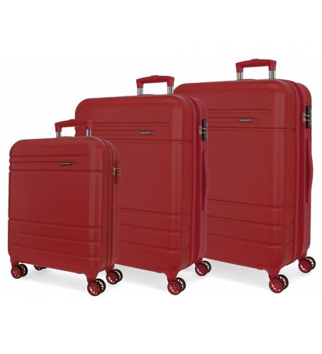 Unisex. 5989464 Galaxy Ensemble de bagages à coque dure 55-68-78cm (OSFA), Rouge, Casuel, ABS/Polycarbonate - Movom - Modalova