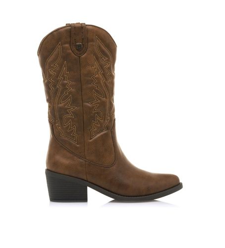 Bottes Tanubis marron -Hauteur du talon 6cm (37), 5 à 8 cm, Fermeture éclair, Casuel - MTNG - Modalova