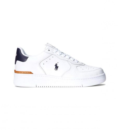 Baskets en cuir blanc avec logo (42), Plat, Lacets, Casuel - Polo Ralph Lauren - Modalova