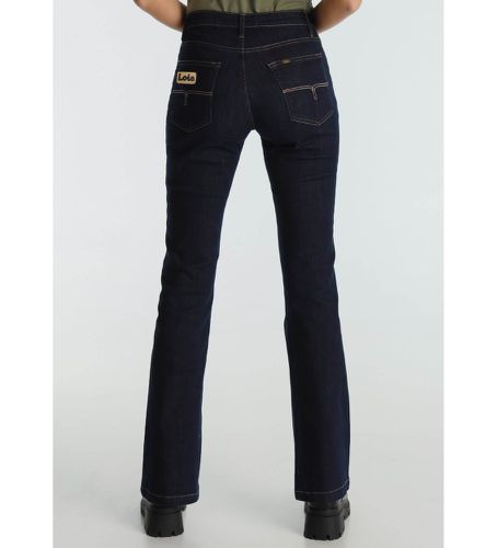 Jeans - Straight Flare Fit (26), Bleu, Casuel, Coton - Lois Jeans - Modalova