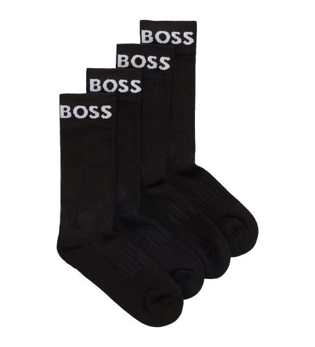 Lot de 2 paires de chaussettes courtes élastiques (39-42), Homewear, Coton - BOSS - Modalova