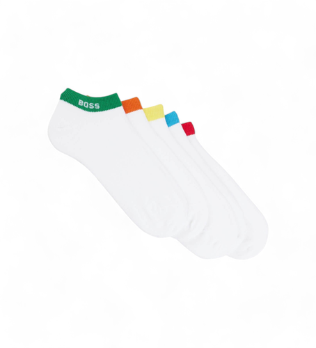 Lot de 5 paires de chaussettes arc-en-ciel (39-42), Homewear, Coton - BOSS - Modalova