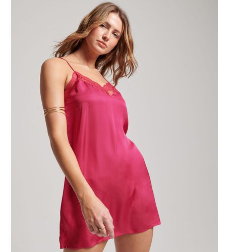 W8011420A Minirobe à bretelles en satin (XS), Casuel, Fête, Rose, Viscose, Sans manches / bretelles - Superdry - Modalova