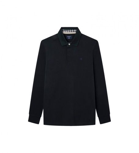 HM570823 Polo de rugby fonc (M), Casuel, Coton, Manche longue - Hackett London - Modalova