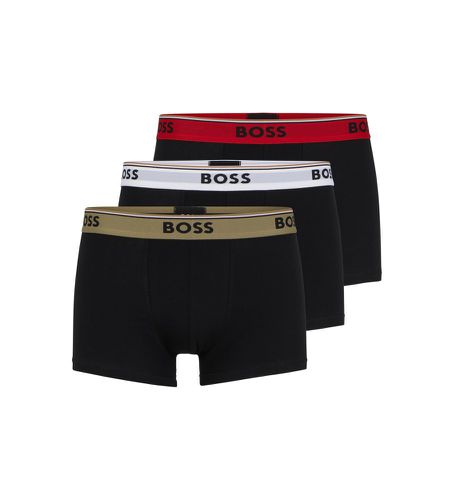 Pack 3 Logo Stretch Boxers Waistband (S), Noir, Homewear, Coton - BOSS - Modalova